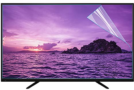 JANEFLY 55-75 Pollici Proteggi Schermo TV, Pellicola Antiriflesso/Anti-Luce Blu Dannosa/AntiGraffio Pellicola Opaca per La Protezione degli Occhi per Sharp Sony Samsung,60in(1338×756mm)