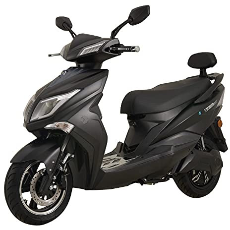 elrofu Elektroroller Hawk 3000 E Roller Elektro mit Straßenzulassung 45 km/h, Mattschwarz