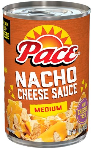 Pace Salsa de queso Nacho, mediano, lata de 10.5 onzas