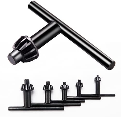 VooGenzek 5 Pezzi Chiave per Mandrino per Trapano di Ricambio, Chiave per Trapano Universale per Mandrino, Drill Chuck Key, Chiave per Trapano Elettrico per 4mm 6mm 10mm 13mm 16mm