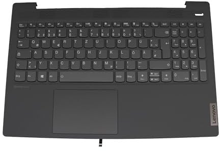 Lenovo IdeaPad 5-15ITL05 (82FG) original Tastatur inkl. Topcase DE (deutsch) schwarz/grau mit Backlight Fingerprint