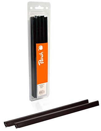 Peach Klemmschienen - A4-6 mm - 20 Blatt - 100 Stück - schwarz - PBS406-02