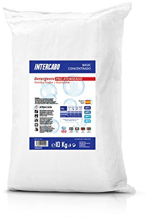 Detersivo in polvere per lavatrice 10 kg – per capi bianchi e colorati – rimuove le macchie più difficili – adatto a tutti i tessuti – sacco professionale – formula anticalcare