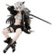 Arknights Anime Figuren Lappland Figur Sitzende Position 14cm PVC Actionfigur Anime Statue Sammlerstücke Desktop Dekoration Geschenk für Anime Fans