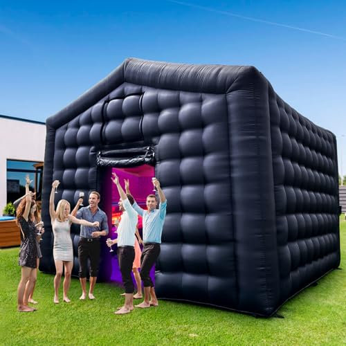 Aufblasbares Nachtclub-Zelt für Jugendliche/Erwachsene - Entfesseln Sie die Party-Atmosphäre mit unserem schicken aufblasbaren Nachtclub – aufblasbares Würfelhaus für Party, perfekt für unvergessliche