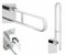 probath WANDSTÜTZGRIFF KLAPPGRIFF SILBER 50 CM EDELSTAHL STÜTZKLAPPGRIFF WANDGRIFF HALTEGRIFF 500 mm