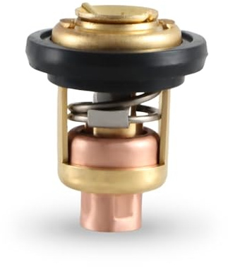HIMARKLIF Termostato compatible con motores fueraborda Yamaha de 2 tiempos 3HP 15HP 25HP 30HP 40HP - 250HP Reemplazo: 6E5-12411 6E5-12411-30-00 6E5-12411-20-00 6E5-12411-10-00