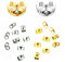 SYEYCW 100 Stück Ohrring Verschluss, Hypoallergen Mädchen Ohrringverschlüsse, Stecker Gegenstecker Stopper, Butterfly Verschluss für Ohrstecker Schmuckherstellung