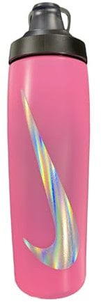 Nike Gourde de sport avec bouton Big logo SWOOSH fuchsia
