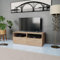 ShGaxin Mueble para la televisión, Mueble para TV, Mueble Television, Mueble Habitacion, Mesa Salon, Mesa De Television, aglomerado Color Roble 95x35x36 cm
