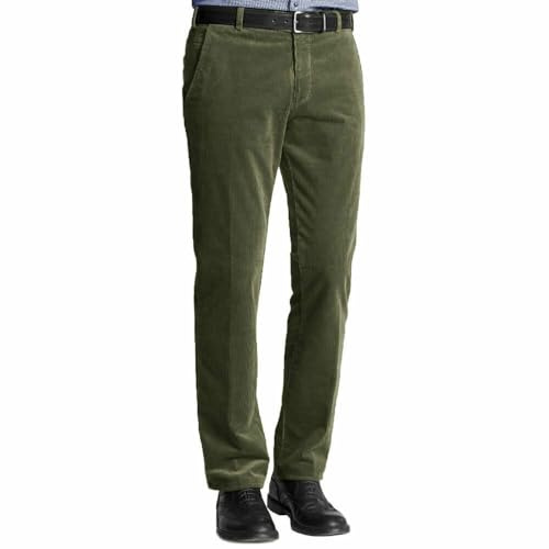 Gillicci Mens Warm Heavy Smart Formal Work Casual Plain Cord Corduroy Trousers
