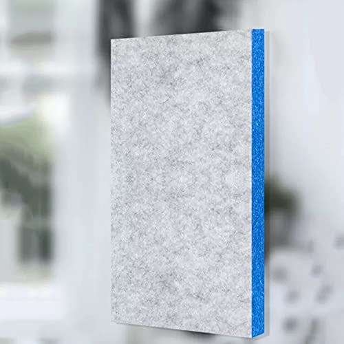 Wall Decoration Sound Absorbing Panel, Fabric Wrapped Panel Acoustic Treatment, Recording Studio Absorbing Foam Board,Light Grey-3cm