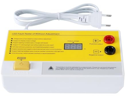 Youngwier Probador LED de perlas LED para TV de retroiluminación, multiusos, para todas las perlas LED, herramienta de prueba de reparación de cuentas de tiras LED, salida DC 0 – 200 V