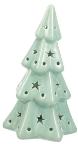 Veemoon Keramischer Weihnachtsbaum Tischdeko Dekorativer Xmas Baum Für Festlichkeiten Für Innenräume Für Und Familie Kompakte