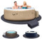 Hot Tub Flooring Mat, SINBLUE Waterproof Round Mat 8.3 x 8.3 FT for Inflatable Hot Tub Outdoor Protector Mat Backing Prevents Liquid Penetration for Protect Floor