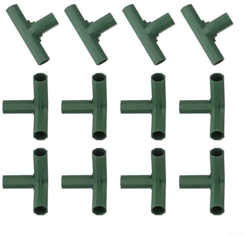 ComfyHarbor 12 Set 16MM Serra Costruzione Connettori Telaio In Plastica Giunti Struttura FAI DA TE Supporto Costruzione Mobili Assemblaggio Raccordi Per Giardino Telaio Parti
