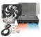 Treeligo Aire acondicionado eléctrico, 12 V, CC, bajo el salpicadero, kit CA 12 V, sistema universal para coche, autocaravana, camión