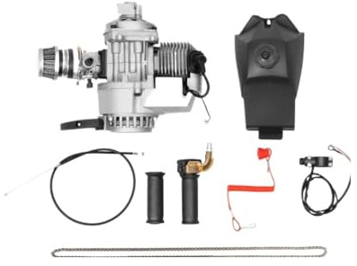 49cc 2 Takt Pull Start Motor Kit kompatibel mit Fahrrädern Dirt Bikes ATVs und Einzelzylinder