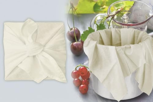 Castejo 2er Set Passiertücher, Geschirrtücher, Siebtuch, Filtertücher, Seihtücher, Durchseihtücher, Siebtücher, Passiertücher (2)