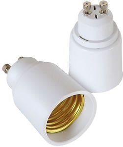 Adattatore/Convertitore portalampada da GU10 ad E27