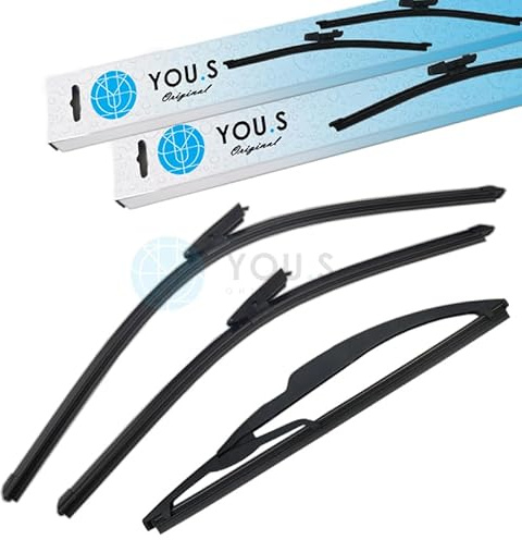 YOU.S SCHEIBENWISCHER SET VORNE + HINTEN 260+650+550 mm