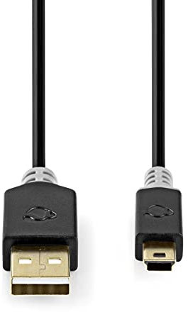 Nedis Kabel USB 2.0 A Stecker auf 5 Pin Stecker 2.0 m
