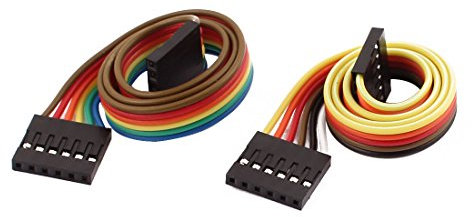 Aexit 2 STÜCKE 2,54mm Pitch 6 P Weibliche Breadboard Doppelkopf Jumper Draht Kabel 30 cm Lange (dabd27170feecd53e44949a866abd8ae)