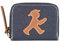 AMPELMANN Kleiner Schatzmeister | Geldbörse klein Jeans | 10 x 8 x 2 cm, Baumwoll Canvas mit Geher