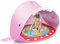 Opret Tienda Playa Bebe, Pop-up Tiendas de Campaña con Piscina para Niños Carpa Plegable Portátil Anti UV 50+ Protector Solar, Rosa