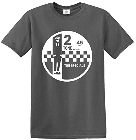 2 Tone Records The Specials Retro Music Men's T-Shirt Northern Soul Reggaes Top