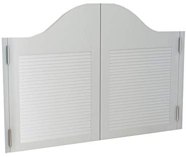 LIANGLIANG Schwingtüren Cafe Türe, Hausküche Trennwand Zaun Schließt Automatisch Umweltfreundliche Sprühfarbe, Größe Kann Angepasst Werden (Color : White, Size : 85x90cm)