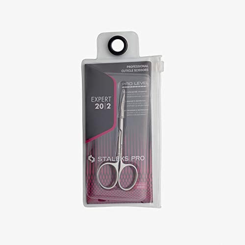 Staleks EXPERT 20 Type 2 SE-20/2 – Professionelle Nagelhautschere, Präzise Cuticle Scissors, Manuelle Schärfung, Edelstahl, Für Maniküre