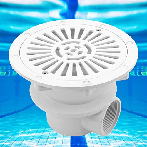 G2 Bodenablauf, robust, verschleißfest, einfach zu installieren, 3,8 cm Pool-Hauptablaufabdeckung, In-Ground Pools Zubehör Aquarium für heiße Quellen, Teich, Schwimmbad