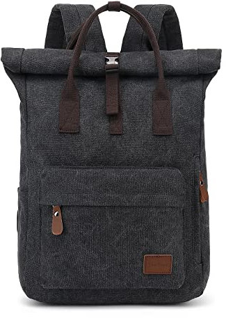 TANTOMI Handtasche Rucksack Damen 2 in 1, Canvas Rucksacktasche Damen Groß Handtasche Damen, Mehrzweck Damen Rucksack für Arbeit, Büro, Einkaufen, Shopper Reisen im Freien
