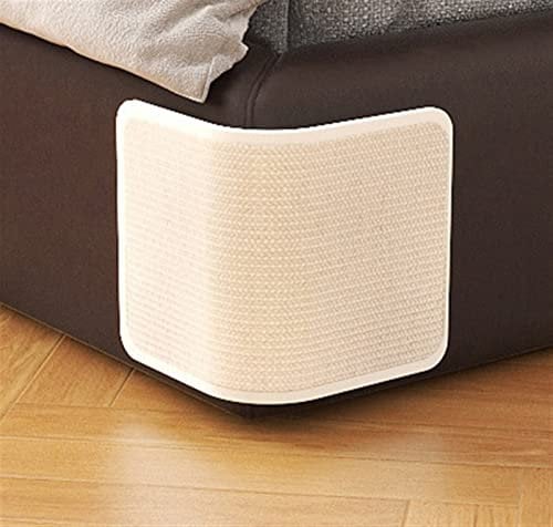 GIBZ Rascador de Sisal para Gatos Esquina de la Silla Natural Protector de Sofá Almohadilla de Rascar para Interior, Beige, Lado