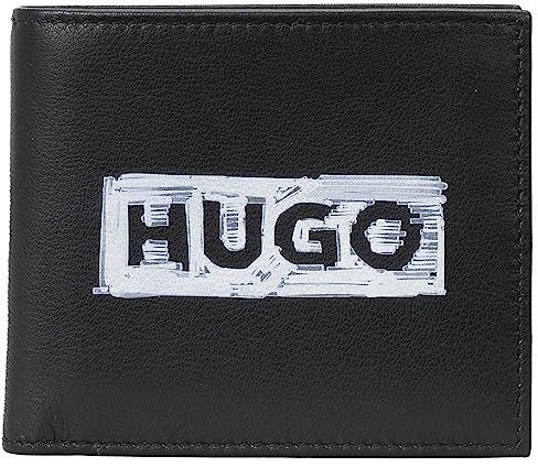 HUGO Brock_8 cc uomo Wallet, Black1