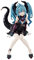 Jiumaocleu Anime Figur Miku Statue Nudelstopper, 15 cm Figur Modell Miku Puppe Spielzeug Handgemachtes Sammlerstück Desktop Dekoration Weihnachten Geburtstag Geschenke