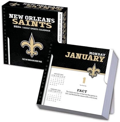 Turner Sports New Orleans Saints 2024 Box-Kalender (24998053049)