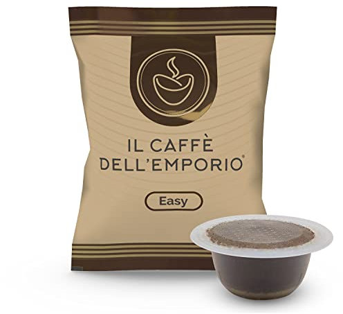 Il Caffè dell'Emporio Miscela Easy Blu Classica Capsule Caffe Compatibili con Bialetti (Super, Mokona, Gioia e altre) (100)