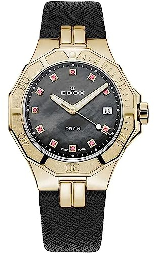 Edox Analog mid-37091, Schwarz