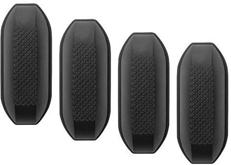 perfk 2 Paar Gepäck-Fußpolster, Koffer-Fuß, Handtaschen-Fußbolzen, Gepäckbolzen, Koffer-Seitenfüße für Reisetaschen, Trolley-Koffer, Stil C