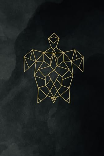 Geometric Turtle: Lined Notebook From Our Geometry Collection.