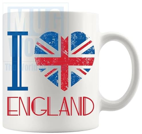 I Love England Mug British Towns, British Gifts, Britain, Favourite Places, UK