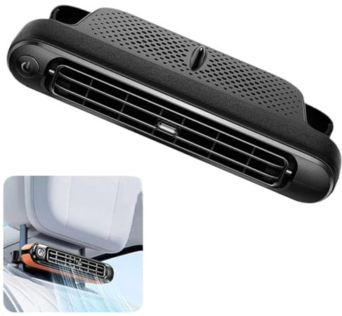 LIUZHIPENG Car Seat Cooling Fan, USB Car Headrest Fan for Front Rear Seat, Portable Electric Cooling Fan with 3 Speeds Adjustable Powerful and Quiet Car Fan for Car Truck SUV Office Chair