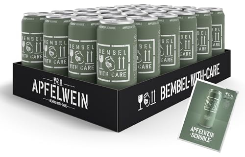 BEMBEL WITH CARE Apfelwein Schorle 24 x 0,5 Liter inkl. Pfand und einer BEMBEL WITH CARE Postkarte