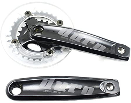 LUOKEKE Kurbelgarnitur 22-3. 2T MTB. Fahrrad Kurbel Set Downhill Fahrrad 170mm Mountainbike Teile Zubehör Fahrrad Kurbelgarnitur