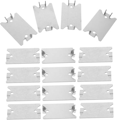 Veemoon 50pcs Outdoor Wire Conduit Plates Cable Protector Metal Cable Wire Protection Board for Installation