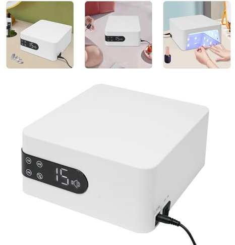 LED UV Lamp Nägel,48W LED Nail Lamp mit 4 Timer 45 Lichtperlen Gelnägel Lampe UV LED mit Auto Sensor,LED UV Nagellampe für Gelnägel Finger Zehennagel Nagel Trocknergerät