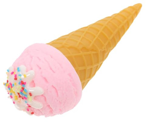 Cabilock Realistisches Eiscreme Modell Künstliche Eistüte Für Foto-Requisiten Fensterdekoration Und Spielzeug Für Shops Und Kreative Displays