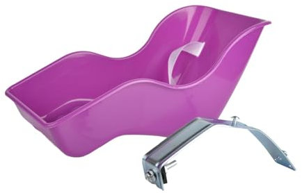 kowaku Children Bicycle Doll Seat, Doll Bike Seat for Girls, Doll Carrier Seat Easy Installation Portable Practical Gift Fashion Decor Children's Bicycle Accessories Toy Baby Carrier Seat (Purple)